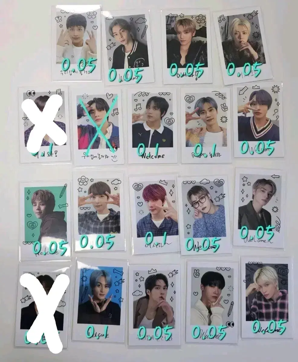 nct home polaroid set B 폴라로이드 양도